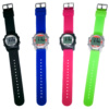 WobL+ watch in black, blue, pink, green