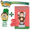 Potty Monkey Watch packaged with Monkey Learns To Potty board book, new edition with new illustrations and updated story! Great for potty training!